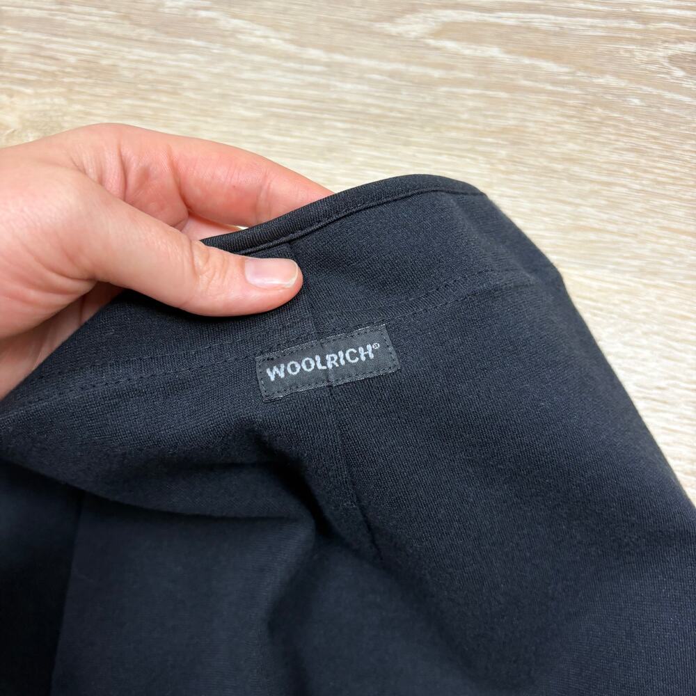 Woolrich Wide Leg Cotton Pant Women’s 16 Color Black - Picture 6 of 6